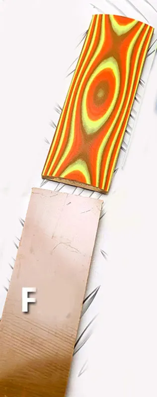 2Pieces 120X40X8MM 2 шт. цветной межслойный G10 Нож хвостовик патч материал для DIY рукоятки ножа изготовление материала инструмент - Цвет: 2Pieces 120X40X8MM