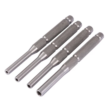 

Iron Hollow End Stainless Steel Round Head Pins Set Punch Steel Grip Roll Pins Punch Tool 1/8 5/32 3/16 7/32