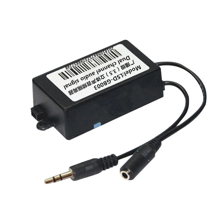 

3.5 Audio Isolator Noise Filter Current Elimination Noise Anti-interference Elimination Common Ground Filter AUX Noise Reducer