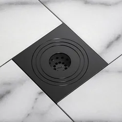 10*10 cm Bathroom Copper Floor Drain With Plastic Elbow Closed Deodorant Insect Proof Shower Sink Drains For Bathroom facilities