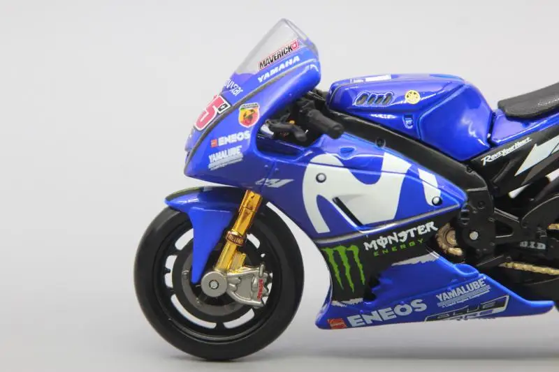 Maisto 1:18 Yamaha YZR-M1#25 Maverick Vinales модель мотоцикла в коробке