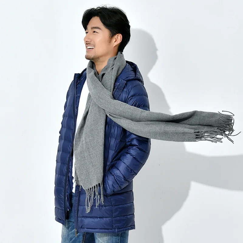 NewBang Plus 8XL Winter Long Duck Down Jacket Men Feather Parka Man Ultra Light Down Jacket Men Lightweight Warm Puffer Jackets Down Jacket Mens Jacket