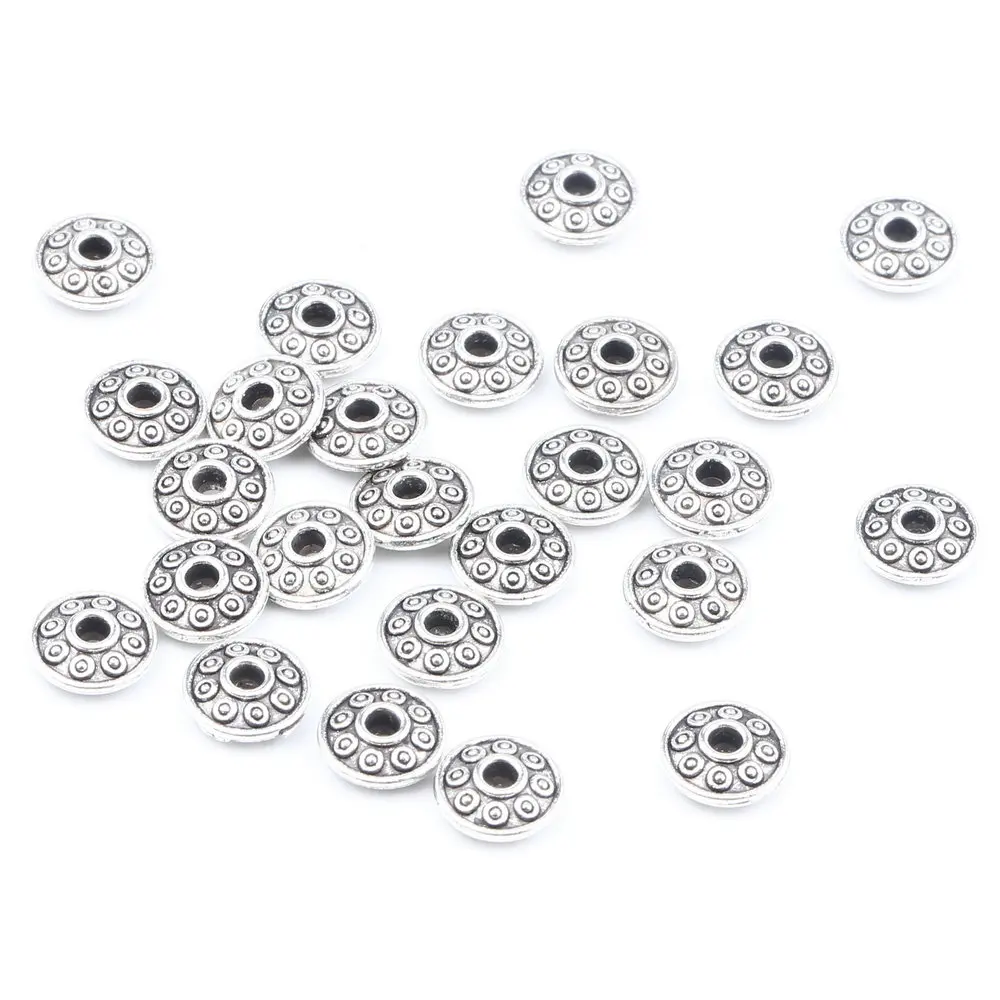 

Silver Plated Separate Spacer Beads for DIY Bracelet Necklace Making Loose Beads Jewelry Findings&Components