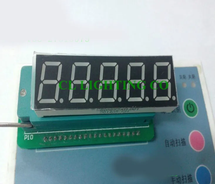 5 Bits Digital Tube Led Display 7 Segment RED 0.56 inch common cathode 0.56" 0.56in four digits display