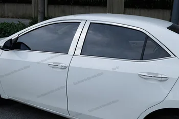 

Lsrtw2017 for Toyota Corolla E170 Car Window Post Trims Chrome Decorative Interior Accessories 2014 2015 2016 2017 2018 Styling