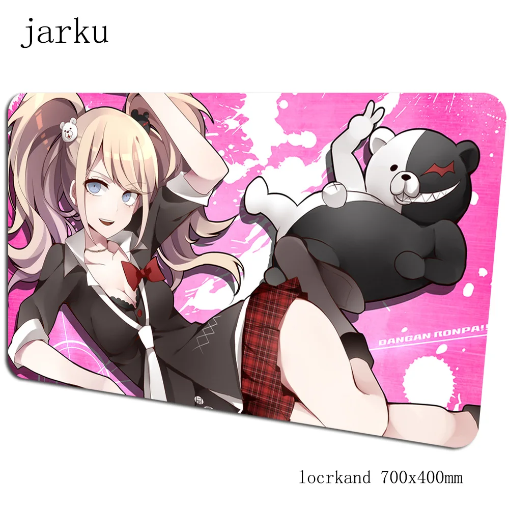 Danganronpa коврик для мыши геймер 700x400 мм notbook коврик для мыши esports игровой коврик для мыши большой с обработанным краем коврик для мыши стол для компьютера padmouse