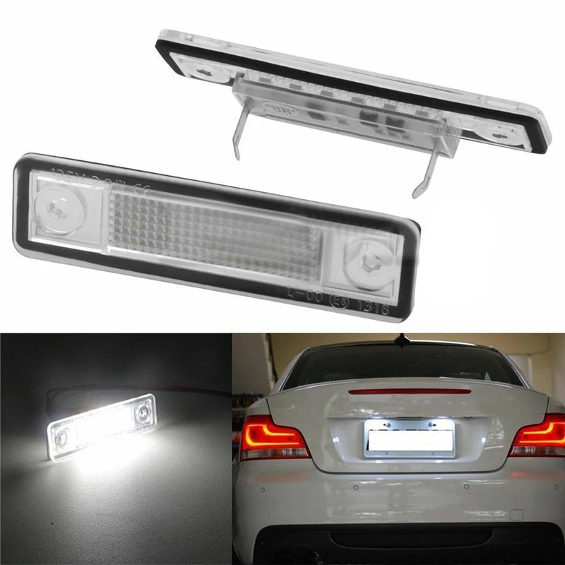 COOYIDOM 2x Белый 18 SMD светодиодный светильник номерного знака для Opel Vauxhall Astra J Sports Tourer