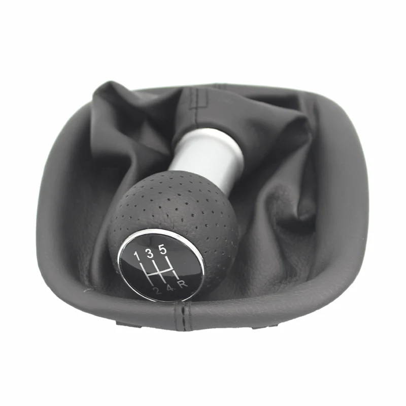 Car Gear Shift Knob 5 6 Speed Car Gear Shift Knob for VW Passat B5 B5.5 1997-2005 FL (00-05) 3B 3B2 3B5 1996-2000 Leather ABS Gaiter Accessories