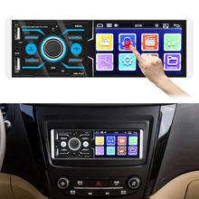 4.1 touchtouchtouchscreen autoradio áudio estéreo usb carregador bluetooth 4.2 controle de voz dc 12v carro mp5 vídeo fm player rádio multimídia