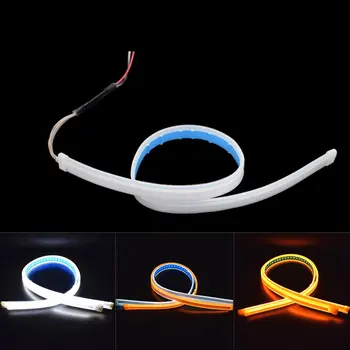 

2PCS/SET 15W Car LED Ultra-thin Super Bright LED Universal Daytime Running Light Waterproof Automobile Vehicle Day Light