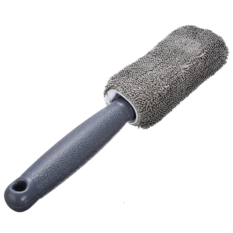 1pc Car SUV Microfiber Wheel Tire Rim Brush Wash Washing Cleaner Plastic Handle for Cleanning Accessories | Автомобили и