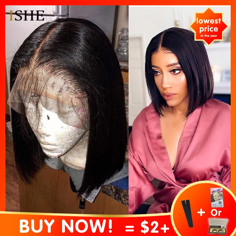 Günstige 13x6 Große Spitze Vorne Menschenhaar Perücken Gerade Ombre Blonde Rot Bob Perücken Glueless Preplucked Remy Haar Volle ende Für Frauen Schwarz