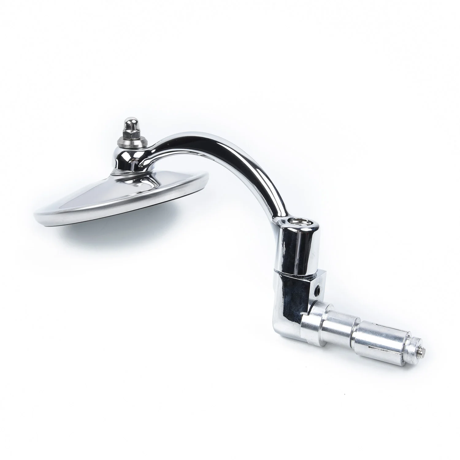 

For Cafe Mirrors CNC Aluminum Rearview Clear Chrome Side Adjustable 1 Pair Racer Hot Sale Accessories