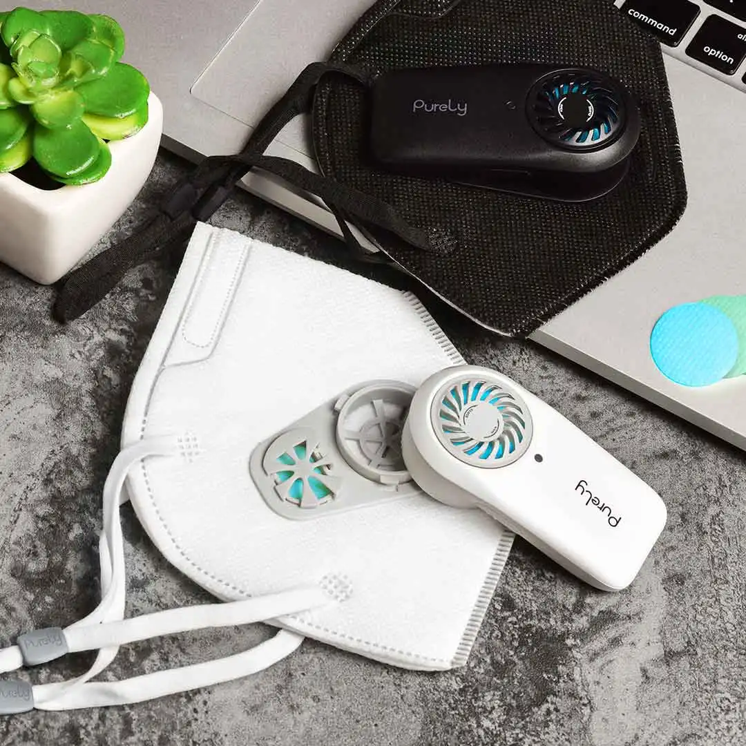 Мякоть дыхательная маска PM2.5 фильтр Анти-загрязнения респиратор USB перезарядка 3 режима скорость ветра Анти Пыль дыхательная маска путешествия
