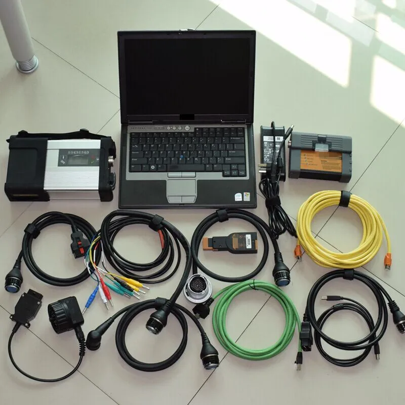  El mejor diagnóstico para portátil dell d630 con software hdd de 1tb para bmw icom a2 y mb star c5 
