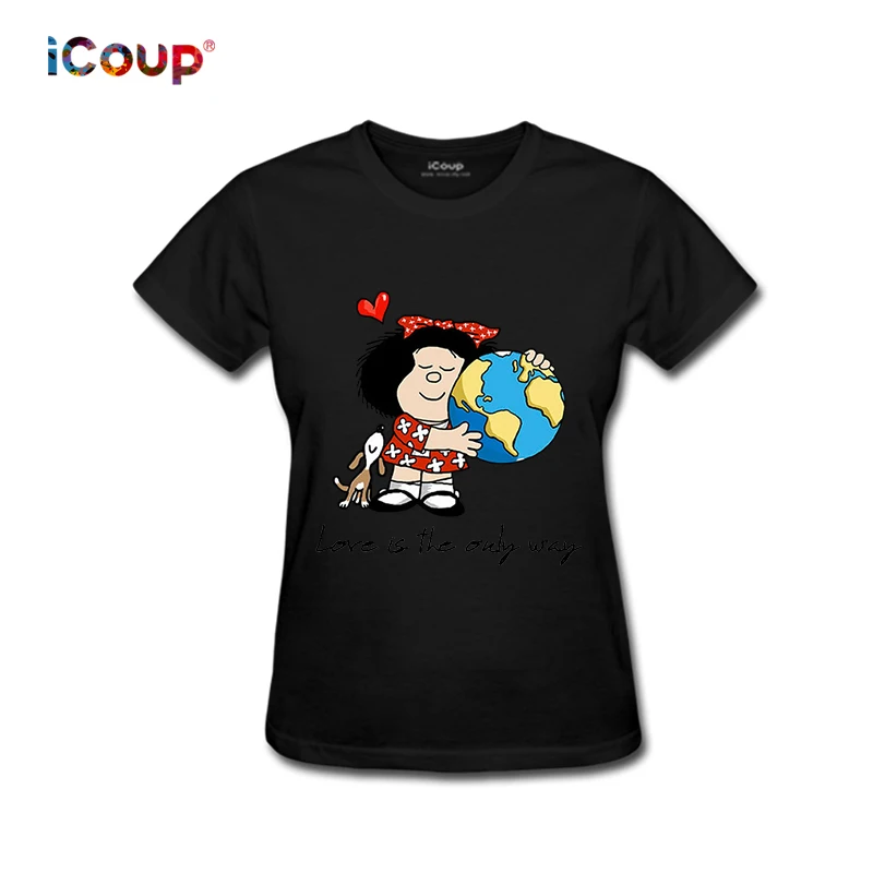 Женская футболка Mafalda world|Футболки| |