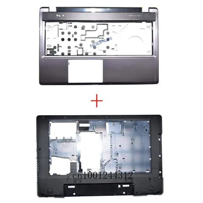 Новая верхняя крышка чехол с клавиатурой для lenovo Z580 Z585 3KLZ3TALV00 без сенсорной клавиатуры и нижней крышки - Цвет: Palmrest Bottom Base