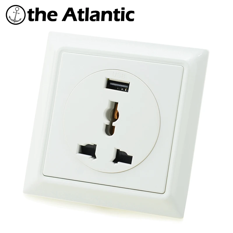 Atlectric Универсальный UK IRL MYS SGP Штекерный разъем USB зарядный порт для мобильных