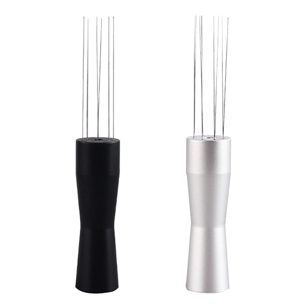 1Pc Coffee Powder Tamper Distributor LevelerTool Coffee Powder Espresso Stirrer Stirring Tool Food grade Stainless Steel Needles