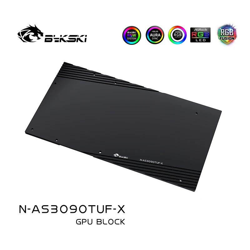 Bykski Water Block use for ASUS TUF RTX 3090 /3080 GAMING GPU Card / Full Cover Copper Video Card Radiator Block /A-RGB / RGB