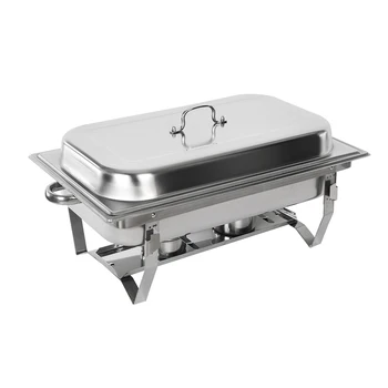 

9.5L Clashing Dish Buffet Stove Food Warming Catering Food Warmers Stainless Steel Buffet Trays Warmer Restaurant Party
