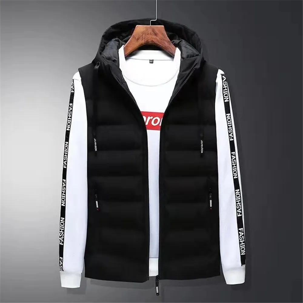 Outdoor Black Men Thermal Warm Clothing Feather Winter High Quality Jacket Vest Sleeveless Trekking Hiking Vests Hiking Climbing