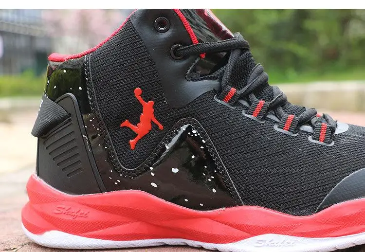 Men Professional High-top Basketball Shoes Men's Cushioning Light Basketball Sneakers Mesh Breathable Outdoor Sports Shoes