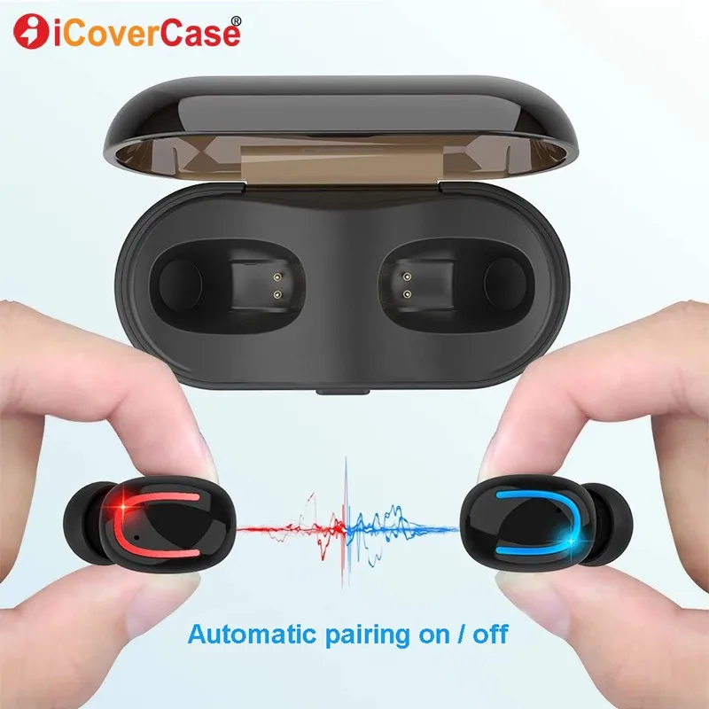 For Apple iPhone 11 Pro Max X XS XR 8 7 6 6s Plus Twins Bluetooth Earphone Wireless Headphones Earbud with Charging Box and Mic