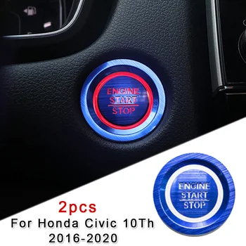 

Switch Start Button Cover Frame Decoration For Honda Civic 10Th 2016-20