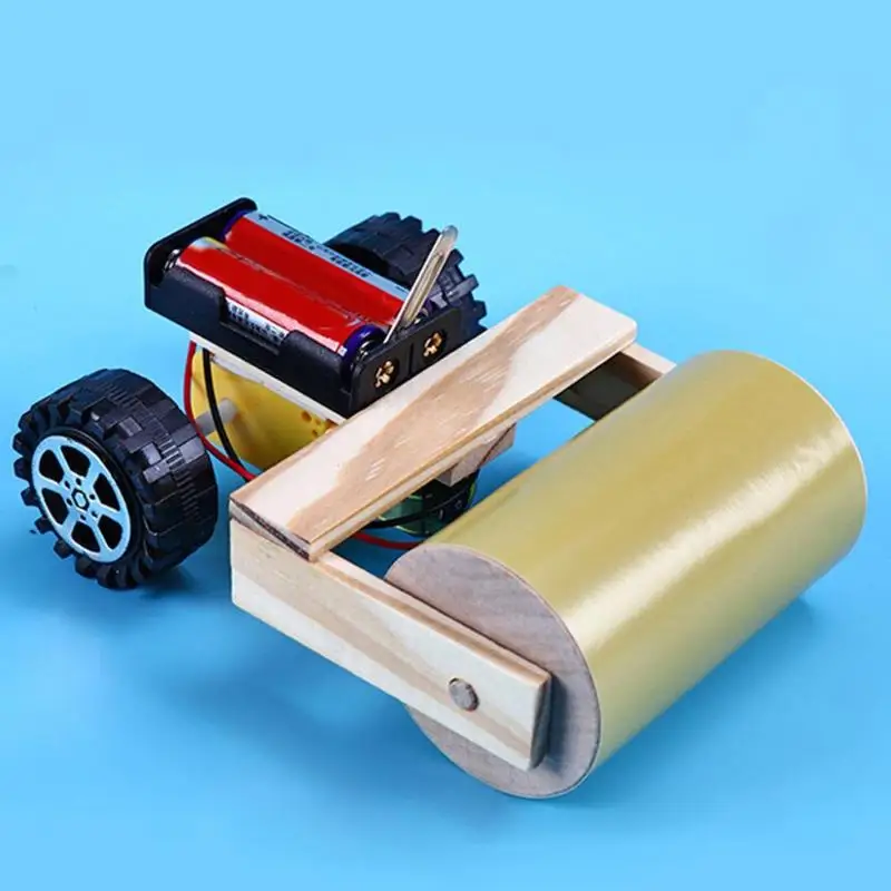 Гладкий внешний вид DIY сборка дорожный каток превосходное мастерство научная модель для эксперимента игрушка материалы наборы ремесло