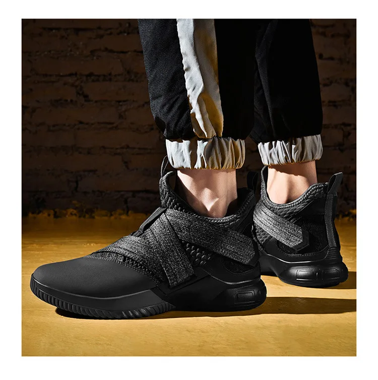 Модная мужская обувь белого и черного цвета; Баскетбольная обувь; кроссовки с амортизацией; Качественная Спортивная Повседневная Высокая обувь для мужчин