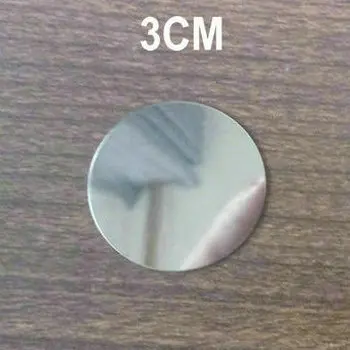 3cm diameter Tikigogo, 5 шт./лот, хорошее качество, 3 см, 4 см, железная листовая металлическая пластина, магнитный держатель для телефона, магнитный автомобильный держатель для мобильного телефона - Цвет: 3cm diameter