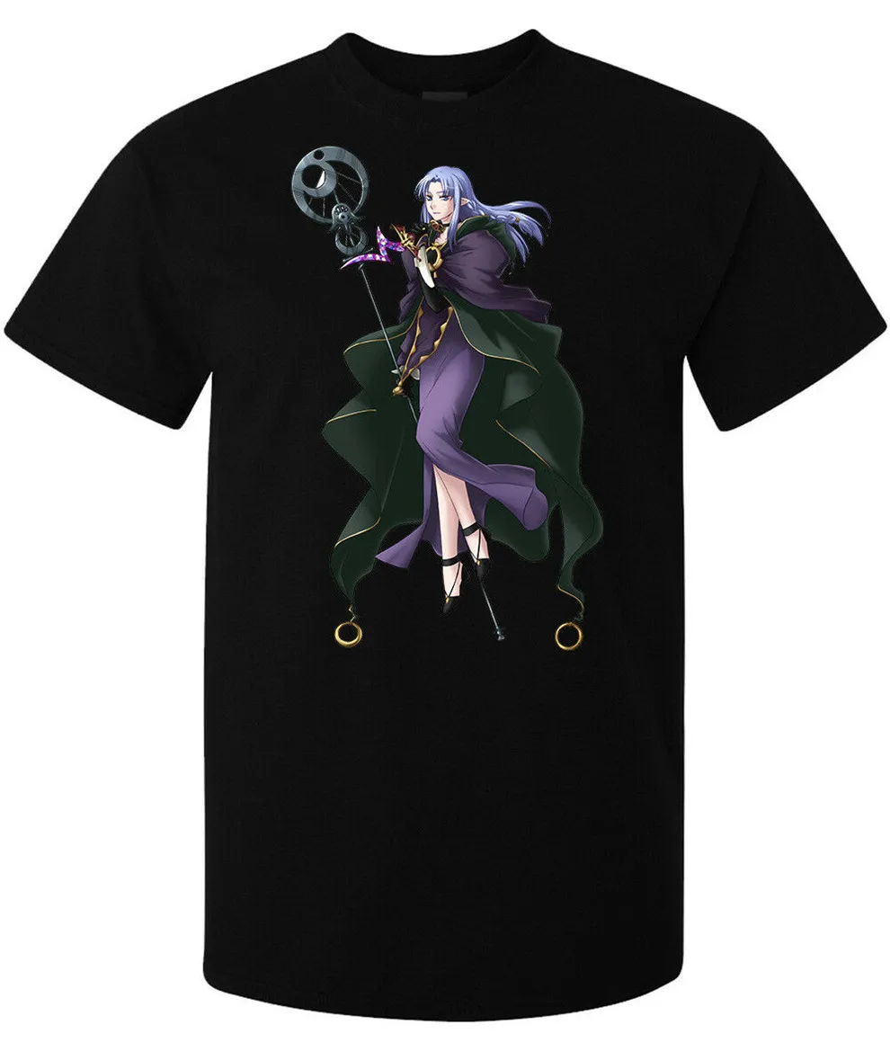 Fate Stay Night Anime Character Caster Men'S (Woman'S Available) T Shirt Black Fashion Cool Tee |