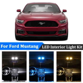 

BMT Car LED Interior Light License Plate Lamp Kit 100% Canbus For Ford Mustang 1994-2020 Error Free Led Bulbs For Auto Lighting
