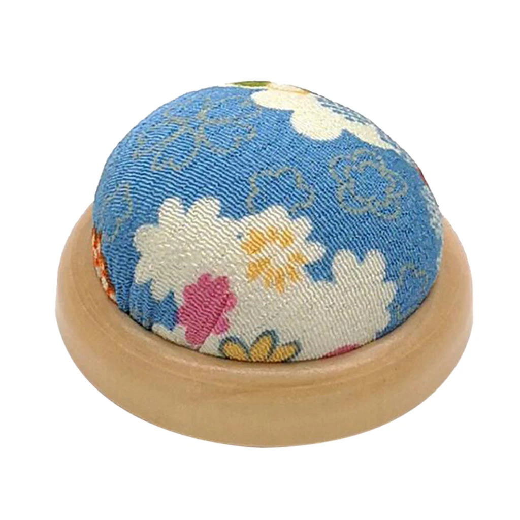 Wood Bottom Base Needle Pin Cushion Pillow Holder Sewing Craft Stitch Needlework Cloth pin Holder Needlework DIY Craft