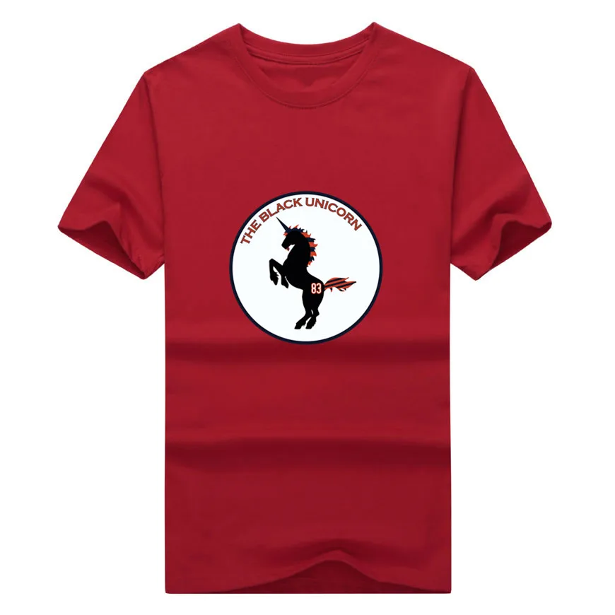 4 Новинка г.; футболка Martellus Bennett Black Unicorn Bears; хлопок - Цвет: 4