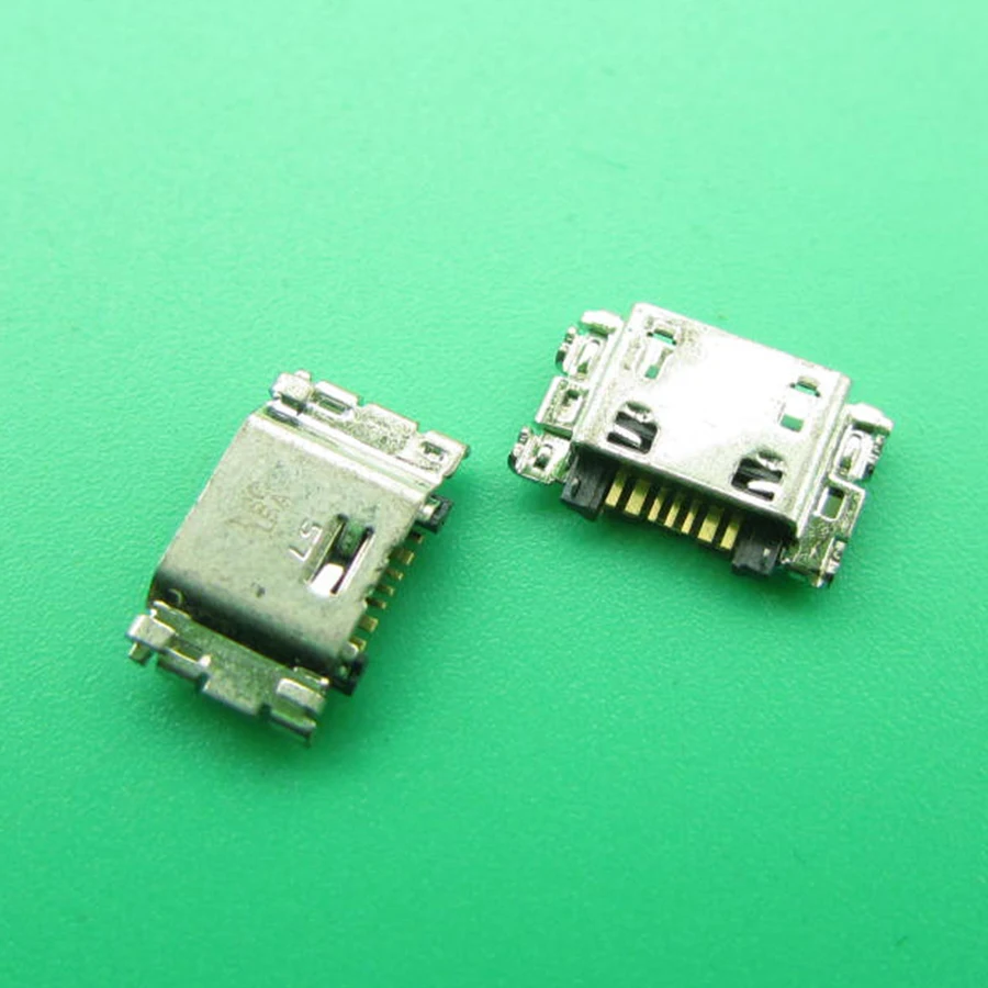 100 шт. 7 контактный разъем Micro USB для зарядки Samsung Galaxy J3 J5 J7 J1 J100 J330 J330F J530 J530F J730