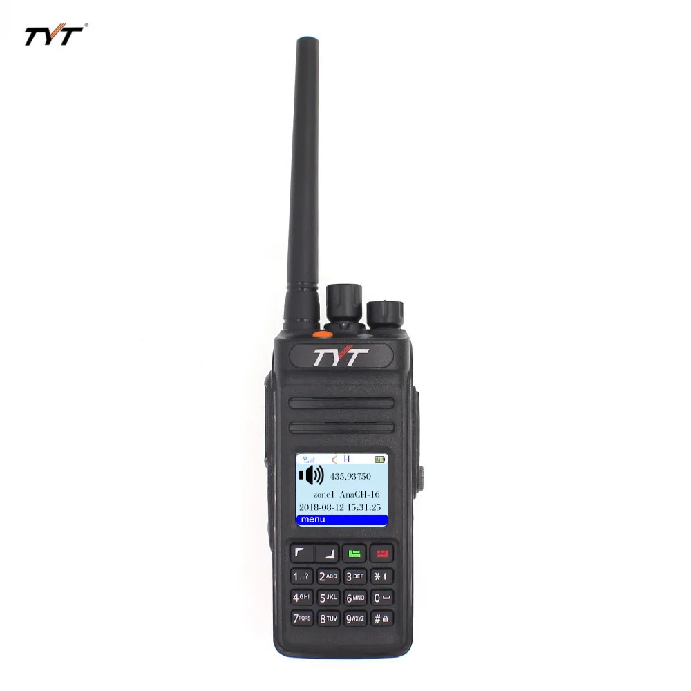 TYT MD398 рация IP67 двухстороннее радио 10 Вт UHF 400-470 м HzHam приемопередатчик MD-398