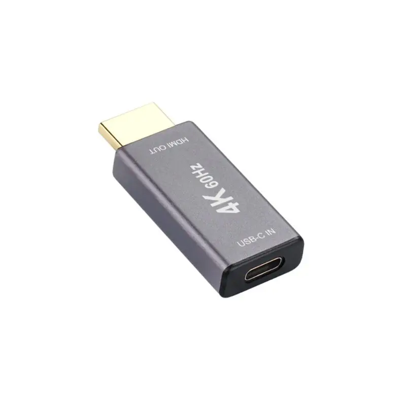  Usb Tipo-C Femmina a HD-MI Maschio Adattatore di Interfaccia 4K X 2K Convertitore di Supporto Audio