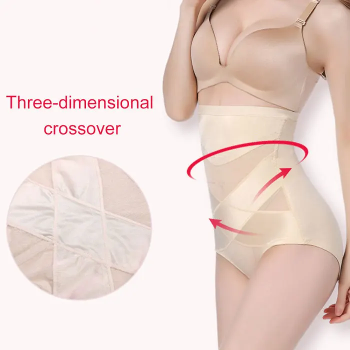 Women Butt Lifter Shapewear Panties High Waist Trainer Double Tummy Control Body Shaper JS25