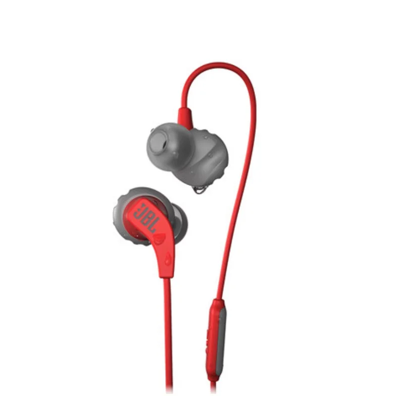 JBL Endurance Run Sports In-Ear Earphone with IPX5 waterproof key control microphone xtreme earphones - Color: Red