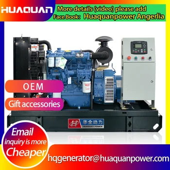 

Generator Yuchai 30kw Electric Starting Brushless Closed Cycle Water-Cooled for Home Use