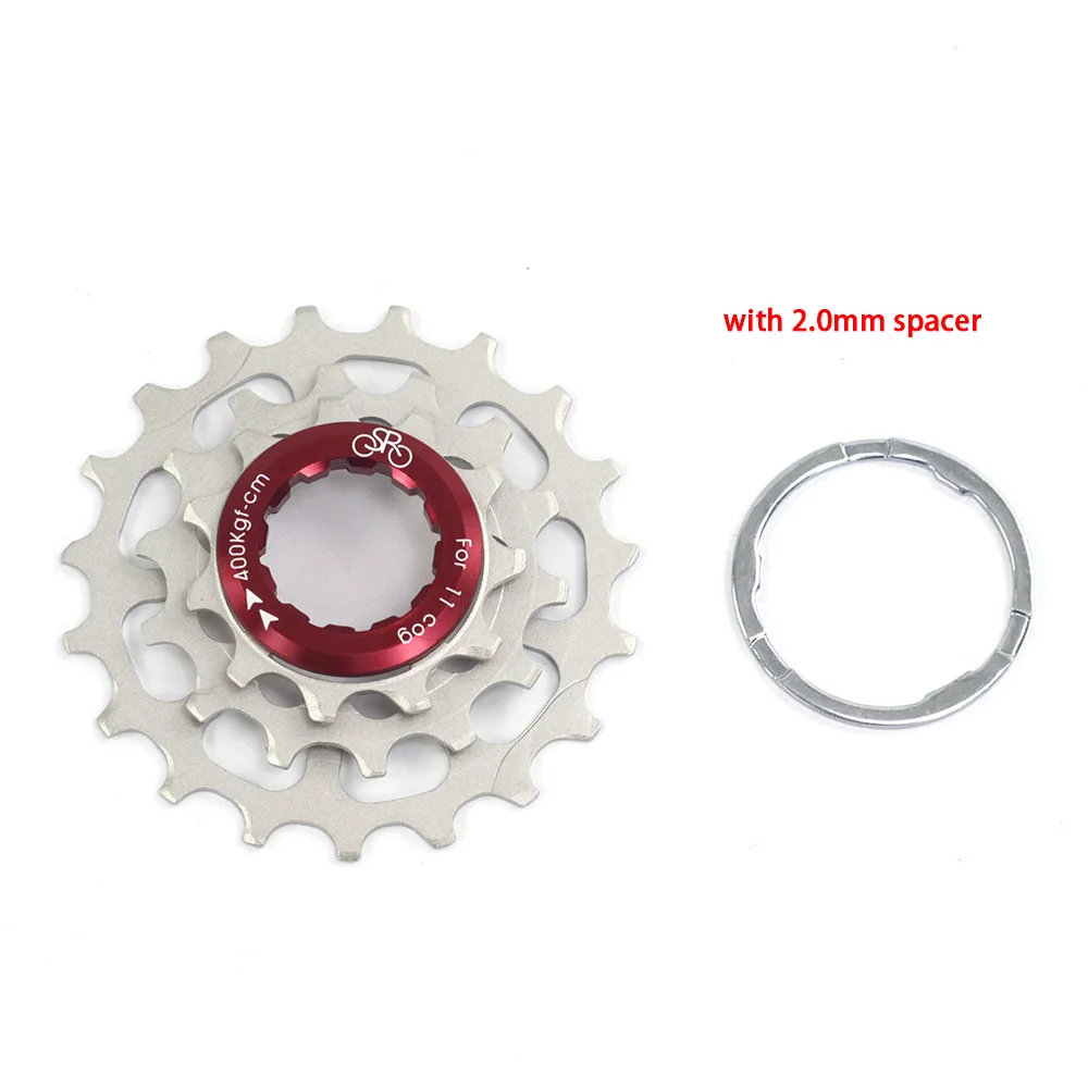 Silverock Хром Внешний 3 скоростной Cog Кассетный CR-MO Звездочка для Brompton 3Sixty складной Bke 11t 14t 19t велосипедная звездочка - Цвет: cog with 2.0mm shim