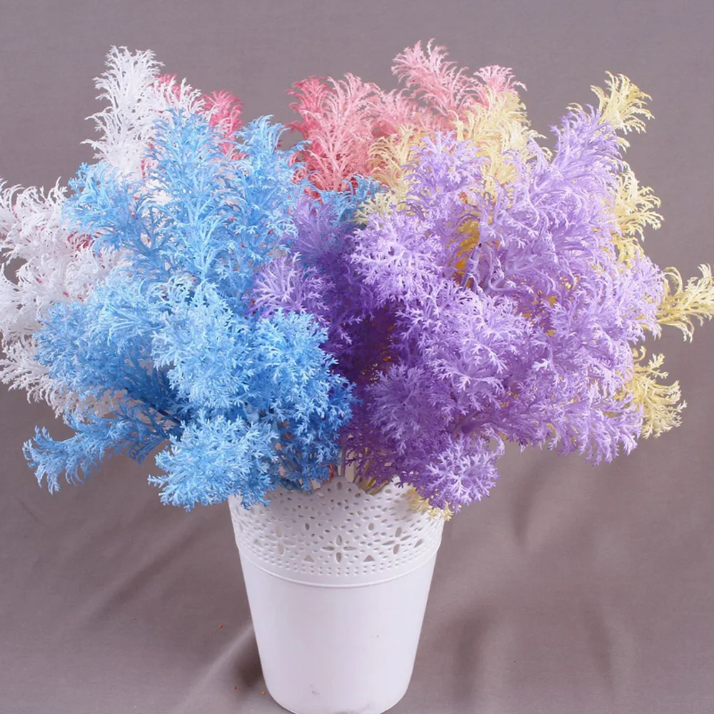 Description Picture 2 of itemSimulation Fake Flower Flower Arrangement Tree Plant Bouquet Artificial Leaf Wreath Home DIY Decoration