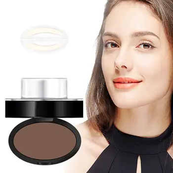 

1x Eyeshadow Cream Makeup Tools 2 Color Waterproof Eyebrow Powder Eye Shadow Eye Brow Palette Eyebrow Enhancer
