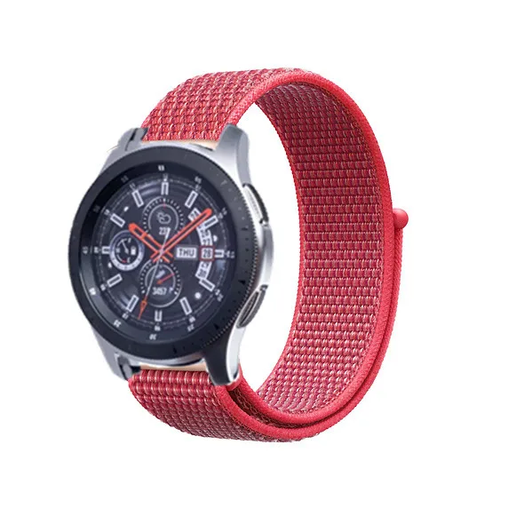 hibiscus Huawei GT 2 нейлоновый ремешок для samsung Galaxy 42 мм 46 мм Active 2 gear S2 S3 20 мм 22 мм Sport Loop Huami Amazit GTR Bip браслет - Цвет ремешка: hibiscus