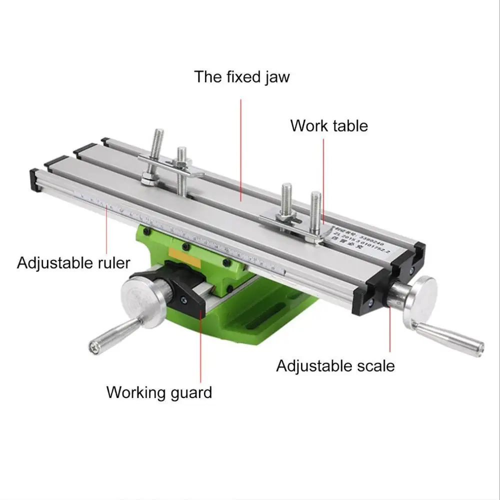 6300 Mini Precision Multifunction Worktable Bench Vise Fixture Drill Milling Machine X And Y-axis Adjustment Coordinate Table