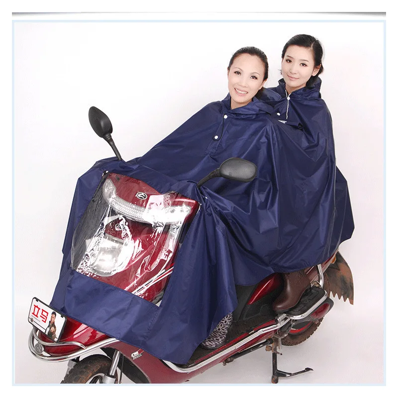 

Castle Peak Raincoat 205 Motorcycle E-Bike Raincoat Double Poncho Electromobile Raincoat Widened Extra-large Wholesale
