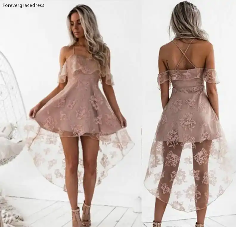 pale pink party dress