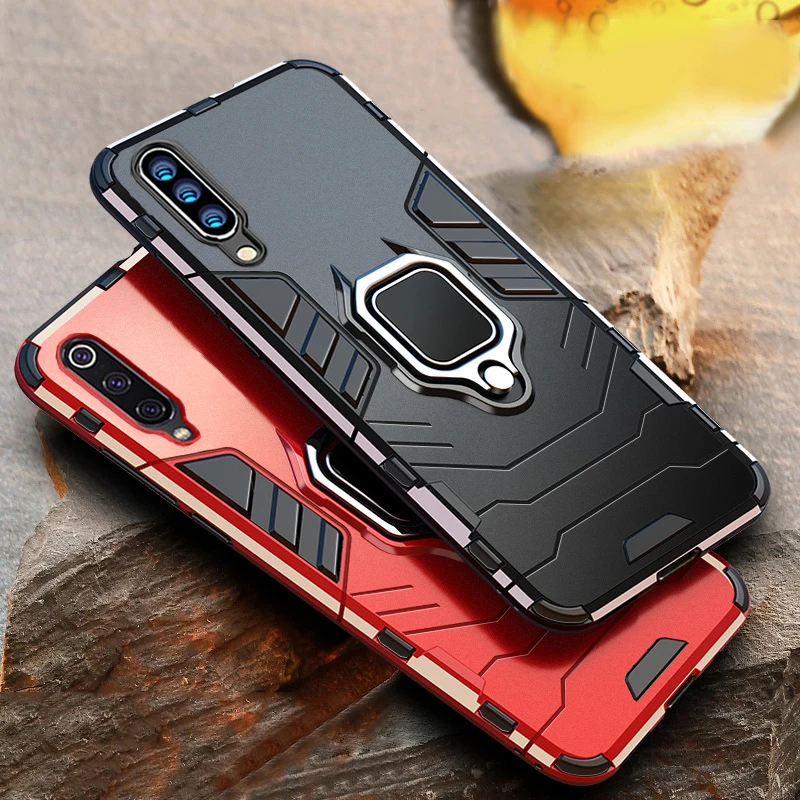 Чехол накладка противоударный Keajor для Samsung Galaxy (A10/ A40/ A50/ A50) черный/ синий/ красный |